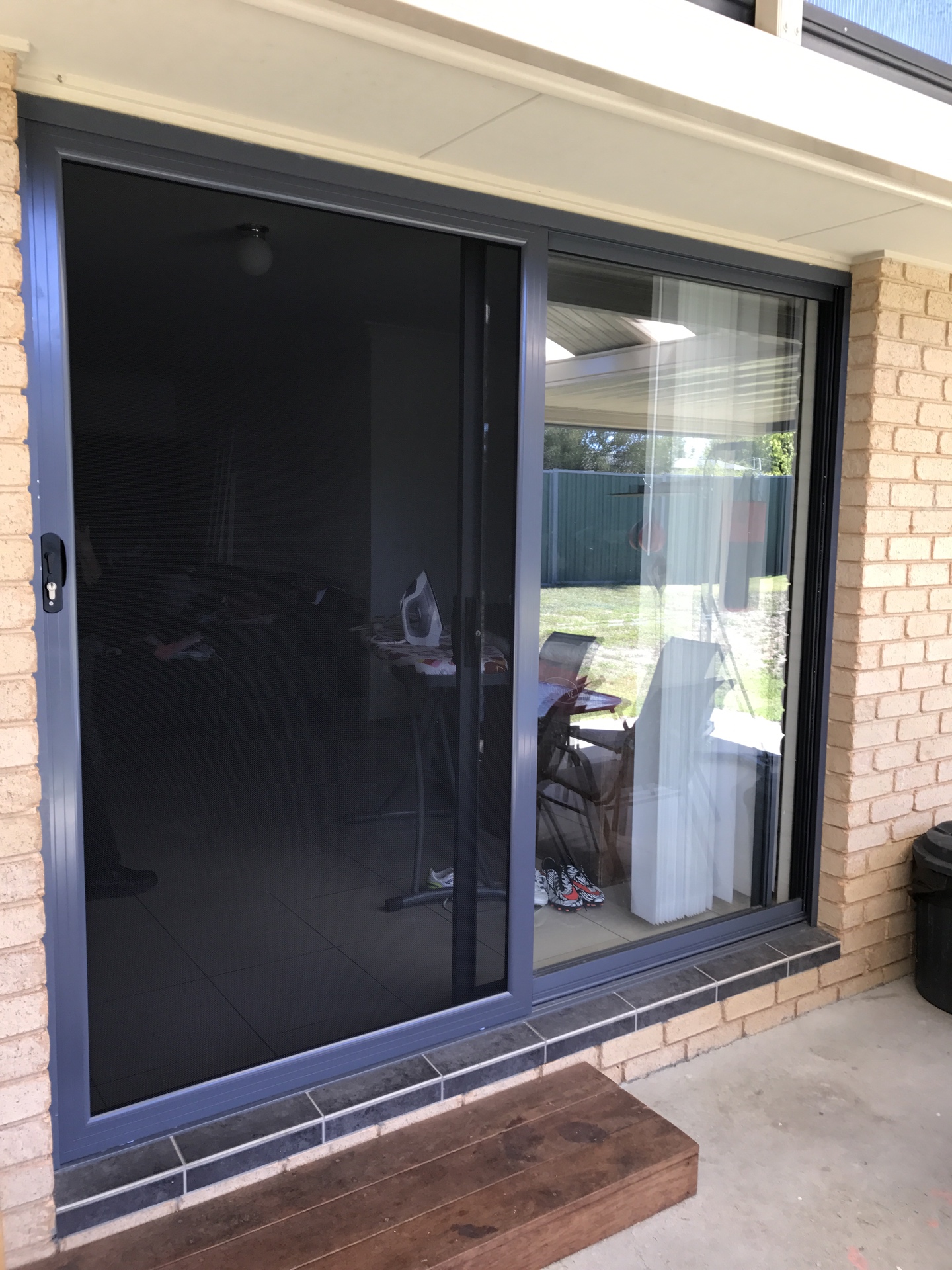 Security Sliding Screen Door Stainless Mesh