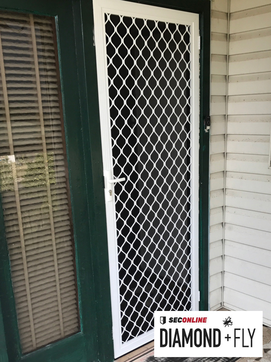 7mm Diamond Hinged Screen Door