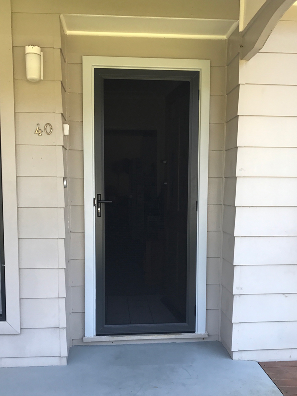 Security Hinged Screen Door Steel Mesh