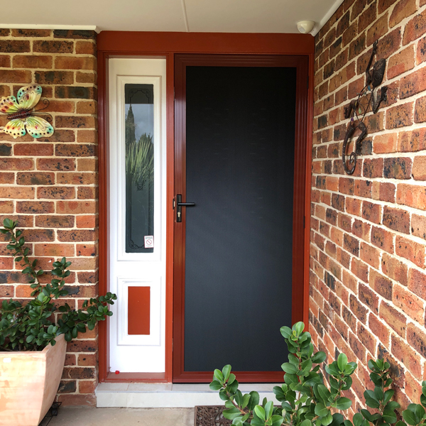 Centre Opening Sliding Heavy Dva Security Screen Doors