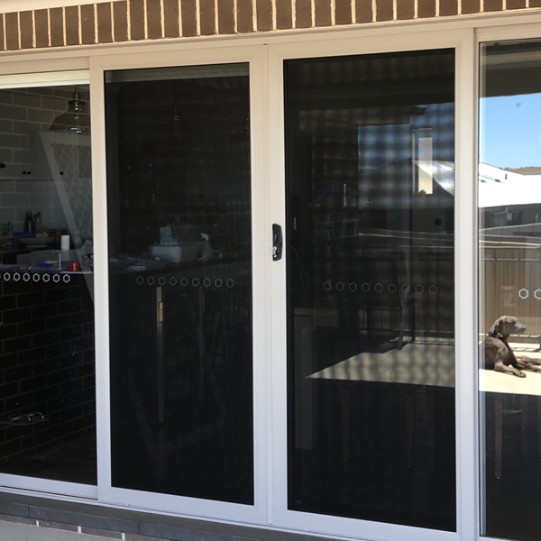 Centre Opening Sliding Heavy Dva Security Screen Doors