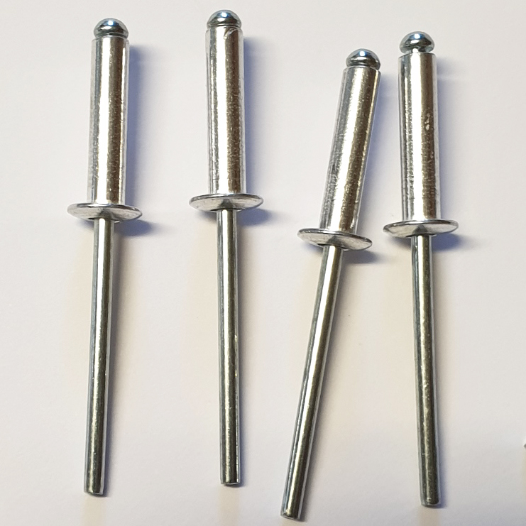 Aluminium Rivets 4.0mm x 16.8mm (10 pack)